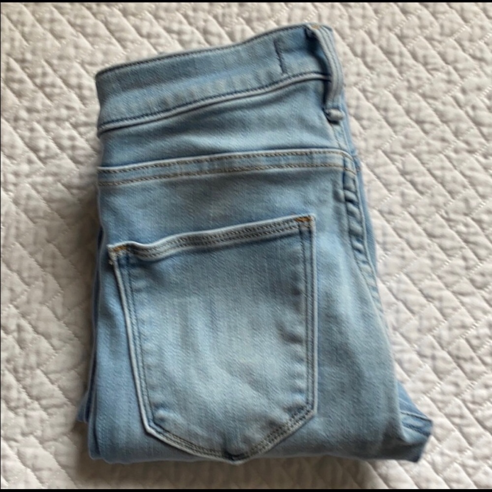 Abercrombie light wash Jeggings